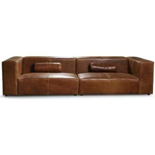 Madison XL soffa 300 cm - Anilinläder cognac - 3-sits soffor