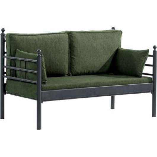 Manyas 2-sits utesoffa /grön + Fläckborttagare för möbler - Utesoffor