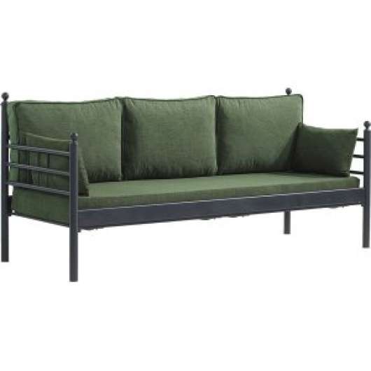 Manyas 3-sits utesoffa /grön + Fläckborttagare för möbler - Utesoffor