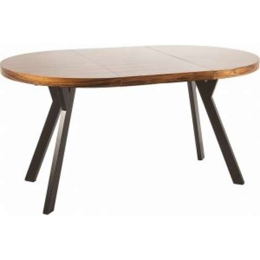 Medan förlängningsbart runt matbord 100x168 x 100 cm - Rosenträ laminat - Runda matbord